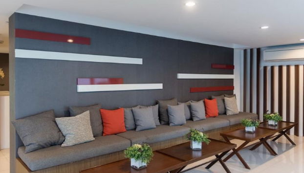 Zona de estar del vestíbulo