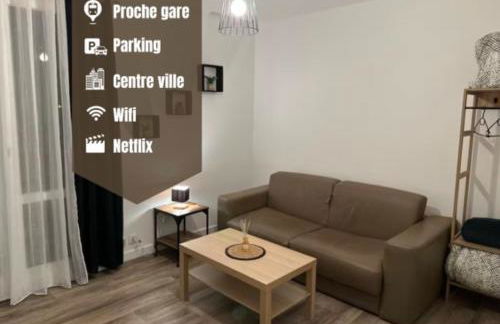 Studio meublé Florella proximité GARE-wifi - Foto 1