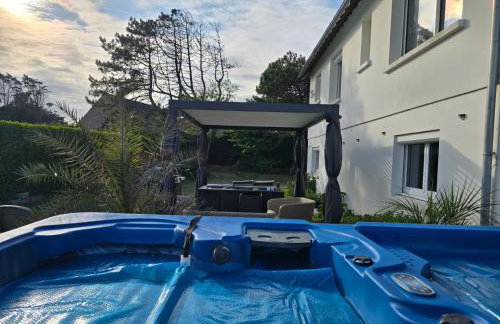 Grande maison normande, vue mer à 75 metres de la plage, équipé spa de nage - Foto 11