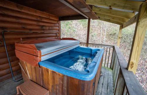 14 Guest 7 Bed 4 BR Lakefront Cabin w Hot Tub - Foto 45