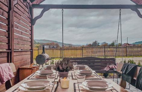 Nasza Chata Na Końcu Świata - bania z jacuzzy, palenisko, kominek, planszówki - Foto 47