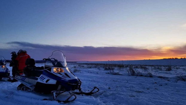 Explore Fairbanks by snowmobile