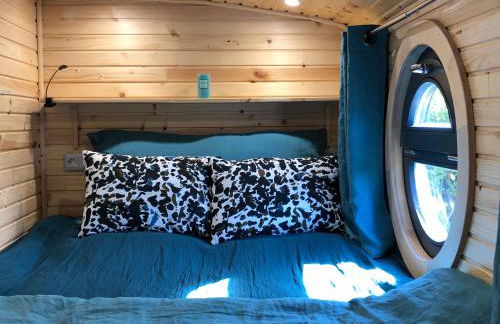 Roulotte Gîtes O bien-être massage Spa Séjour bien-être en hébergement insolite roulotte Karantez ou en gîtes Melon ou Yock à 800 m des plages - Foto 5