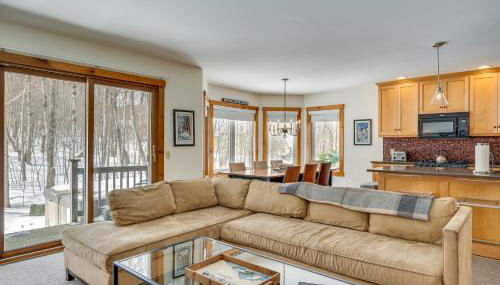 Ski-In Resort Family Condo with Deck at Jay Peak! - Foto 4