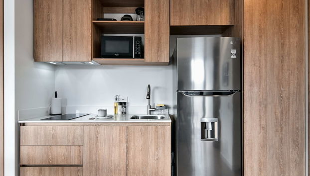 w Splendid Loft w Perfect Terrace in Usaquen - Foto 4, Habitación