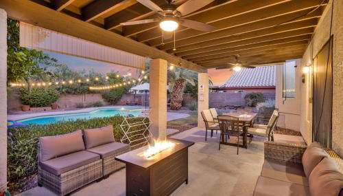 Sparkling Saltwater Pool - Spa - Firepit - WiFi - 4BR 3BA - Near Top Golf Courses - Foto 5