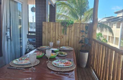 Chalé Beira-Mar com Piscina Privativa e Varanda em Barra do Jacuípe - Foto 78