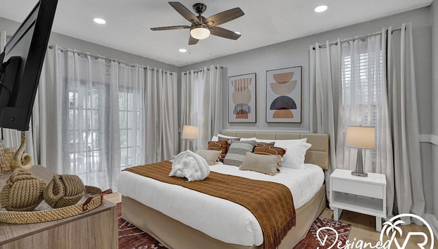 Modern Chic 7-BR with Pool & Gameroom - Foto 2, Habitación