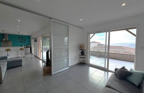 Appartement avec vue imprenable sur la mer, terrasse et piscine - Foto 11