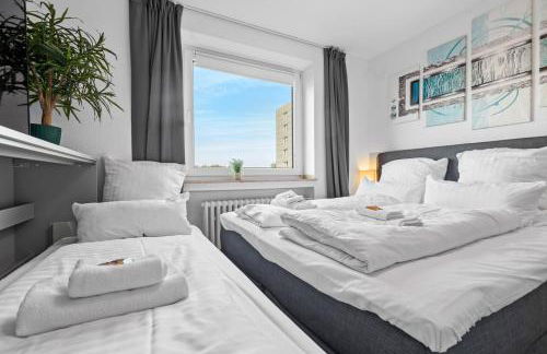 Design Luxus, Vollausstattung, 2 min Hbf Duisburg, beste Betten, 2 55" TV, Netflix, W24 - Foto 18