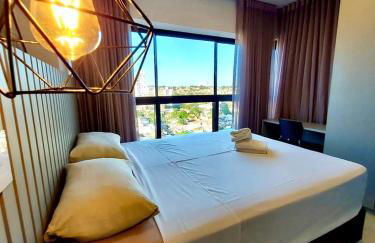 Uma Linda Vista com Quarto Privativo no Ed. Vertigo - Foto 1