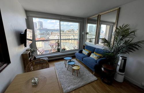 Tour Eiffel - Studio vue imprenable au-dessus des toits, balcon - Foto 31