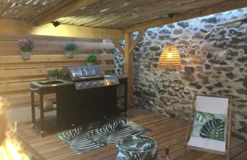 La Bohème. Maison de village cosy, jardin et spa. - Foto 19