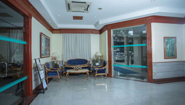 Sala de estar do lobby