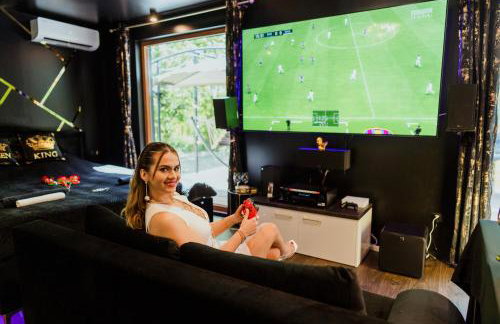 RoyalRelax Apartament w Lesie z Jacuzzi, Kinem domowym 88' - Białystok - Foto 45