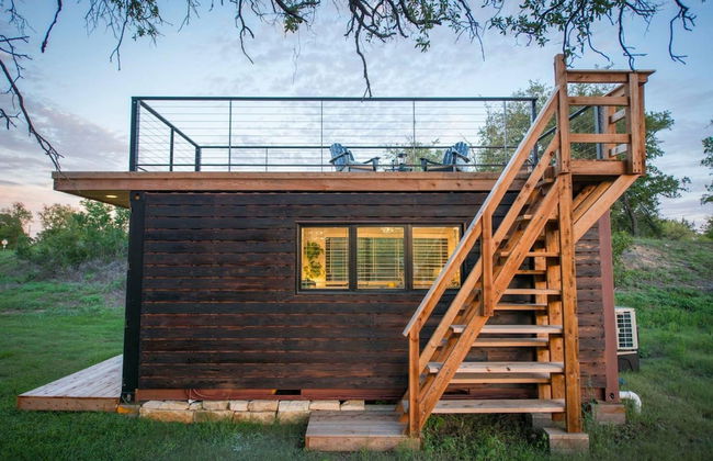 Yellow Blue Elegant Container Tiny House - Foto 24