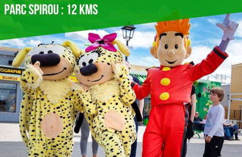 LE PETIT BONHEUR - PLACE PARKING PRIVEE - CLiM - TERRASSE - PISCINE PARTAGEE - PROCHE PARC SPIROU - Foto 17