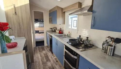 3 bed caravan with decking dishwasher en suite Haven Golden Sands - Foto 4, stove, dishwasher