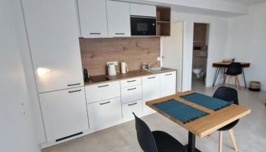 Terre de Crussol - Gite 3 étoiles en Ardèche, avec piscine et clim, 2-4 personnes - Foto 3, stove, dishwasher