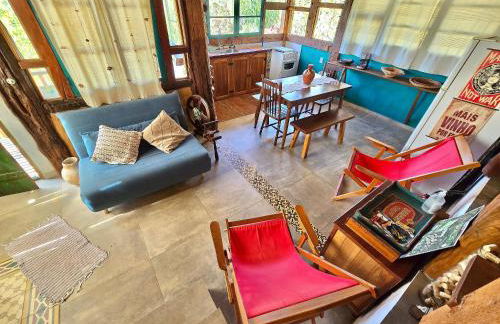 Chalé Mata Virgem - 1km do centro, ao lado de várias cachoeiras, com cozinha completa e conforto para até 6 pessoas - Foto 28