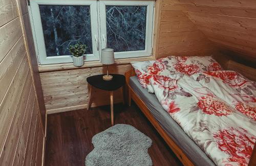 Domek w lesie nad stawem Sauna Balia Podlasie - Foto 13