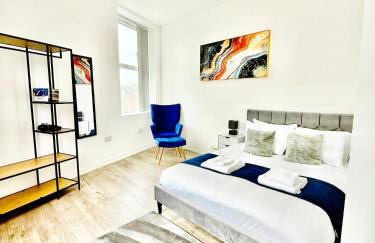 Stylish 1BR Executive Bury Stay with Kitchen and WiFi - Foto 1