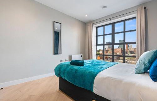 #45 2 bed Lux Fountain Lofts Digbeth - Near Blakesley Hall Museum - Sleeps 5 - "Perfect for Contractors and Families " - Foto 38
