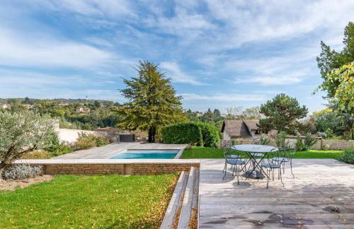 Les Pierres Sèches - house with pool and open view near the village - Photo 35