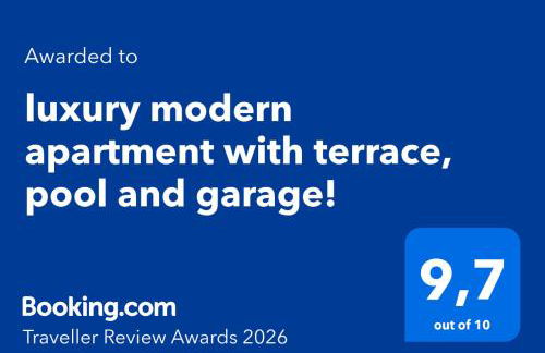 luxury modern apartment with terrace, pool and garage! - Photo 19