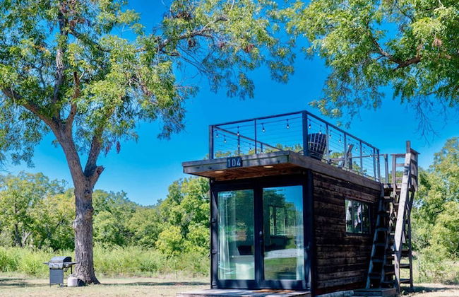 Yellow Blue Elegant Container Tiny House - Foto 49