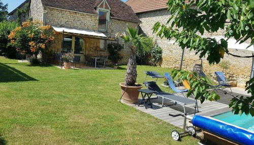 Maison de village avec piscine privative - gite-loubaribas - Foto 2, Garden view