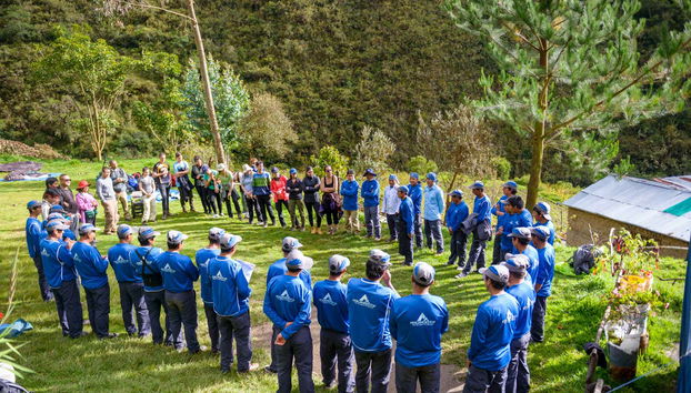Organisation de la marche du jour