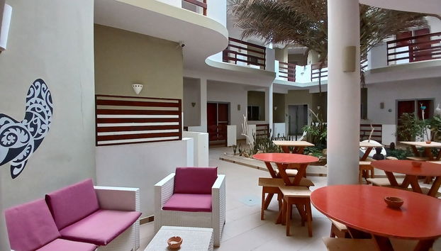 Zona de estar del vestíbulo