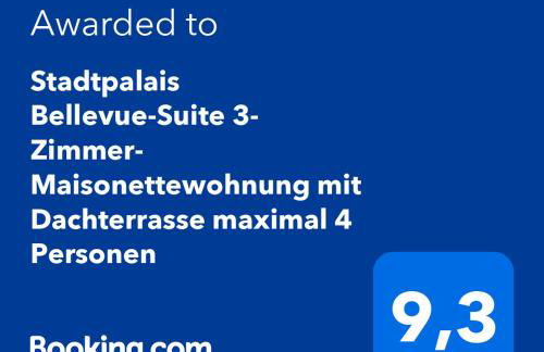 Stadtpalais Bellevue-Suite 3- Zimmer- Maisonettewohnung mit Dachterrasse maximal 4 Personen - Foto 3