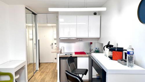 Appartement T1 Proche Paris à 1min du métro 14 - Foto 2, stove, pet friendly, toaster, minibar