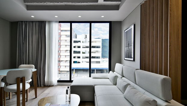 w Elegant 1BR w/ Great Deco in Unicentro - Foto 3, Habitación