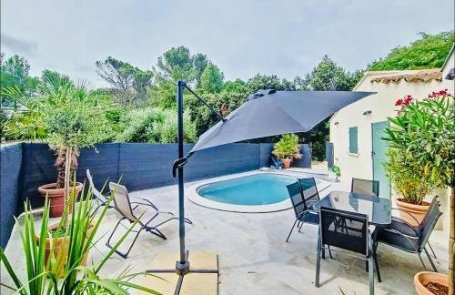 Le Cocon Gardois, terrasse & piscine - Pont du Gard - Foto 23