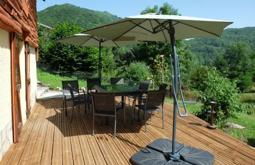 Maison avec vue, grand terrain clos, bain nordique privé toute l'année, animaux acceptés - Foto 1