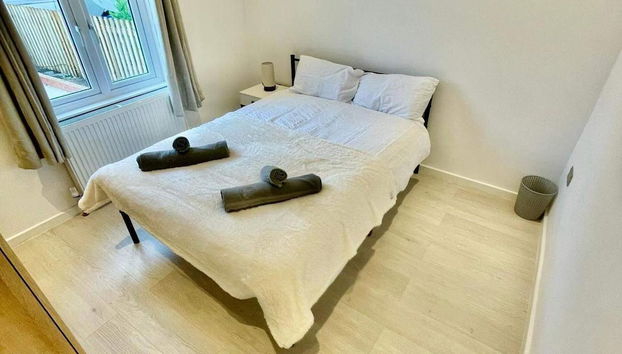 3 Bed Flat - Sleeps 6 - Parking - Wifi - Foto 4, Habitación