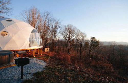 Asheville Luxury Glamping Dome - Mountain Views, and Hot Tub! - Foto 4