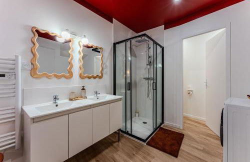 L'Écrin Rouge Escapade Romantique et Balnéo Privé - Foto 19