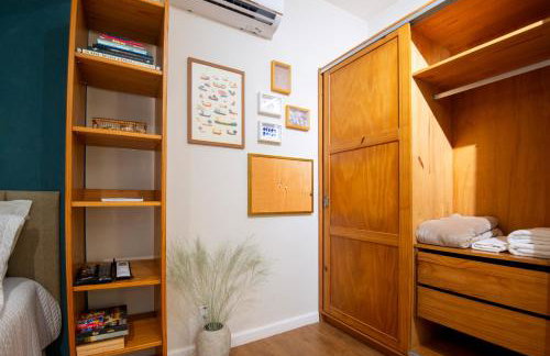 Studio perto da praia MAR, ar condicionado, estacionamento - Foto 12