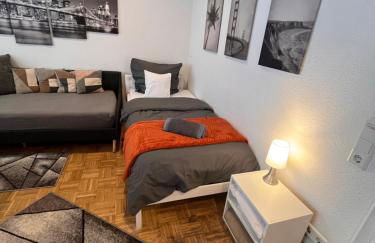 Großes Apartment Aschaffenburg 4 Schlafzimmer bis zu 10 Personen Mainpark Apartment Mainaschaff - Foto 22