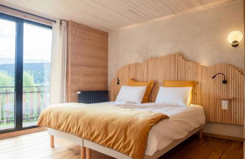 Domaine Les 4 Vents, élégant gîte privé 4 suites vue montagne pour 2 à 8 personnes au cœur de 12 hectares de nature - Foto 4