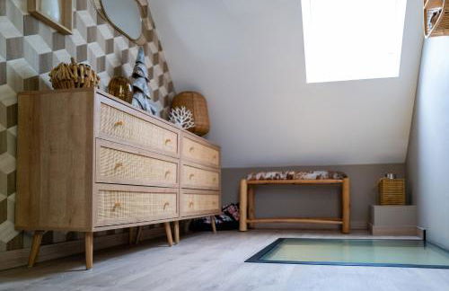 Chalet Le René-Sens - 5 pers - Grande terrasse - bain nordique SPA - Piscine - Foto 18