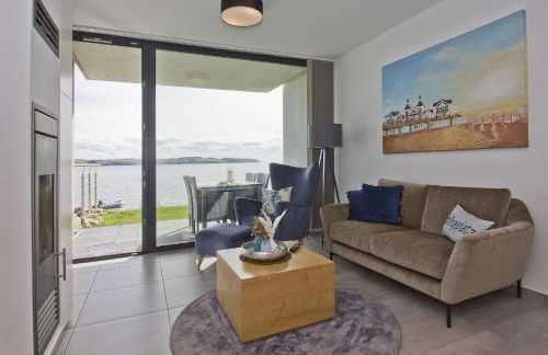 eigene Sauna, moderne Ferienwohnung in Wassernähe mit Meerblick - Ferienwohnung Heimathafen, gratis Nutzung vom AHOI Erlebnisbad und Sauna in Sellin - Foto 5