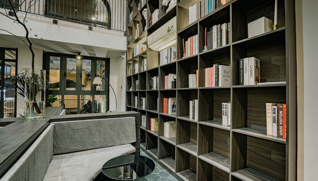 Zona de estar del vestíbulo