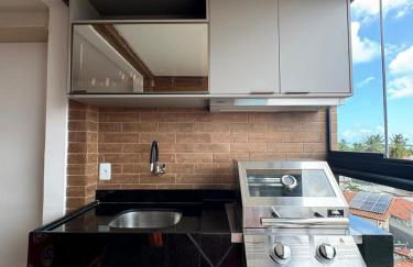 Apto completo em Cabedelo, proximo a João Pessoa com 2 quartos, cozinha completa e ar condicionado e varanda Gourmet - Photo 8