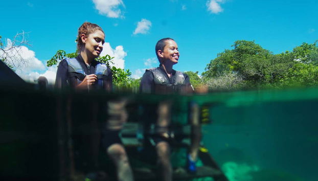 Refrescándonos en Barra do Sucuri