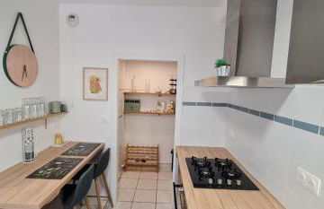 T2 55m² tout confort avec jardin. Cuisine et équipements neufs. Wifi TV parking - Photo 23